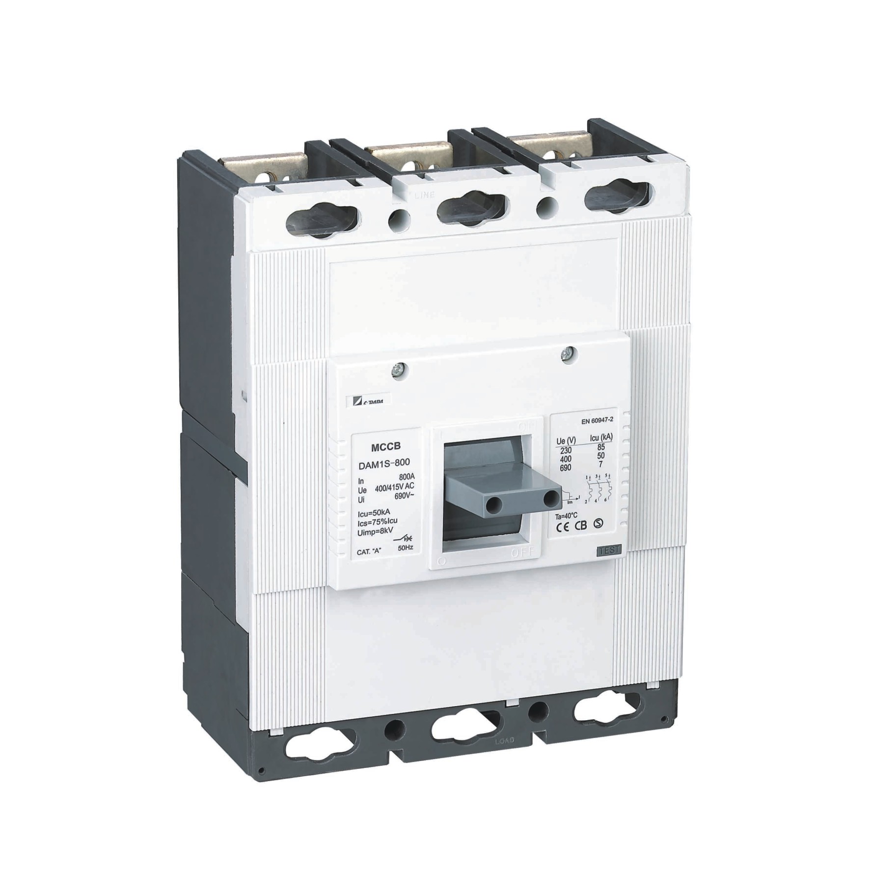 DAM1-800 MCCB moulded case circuit breaker